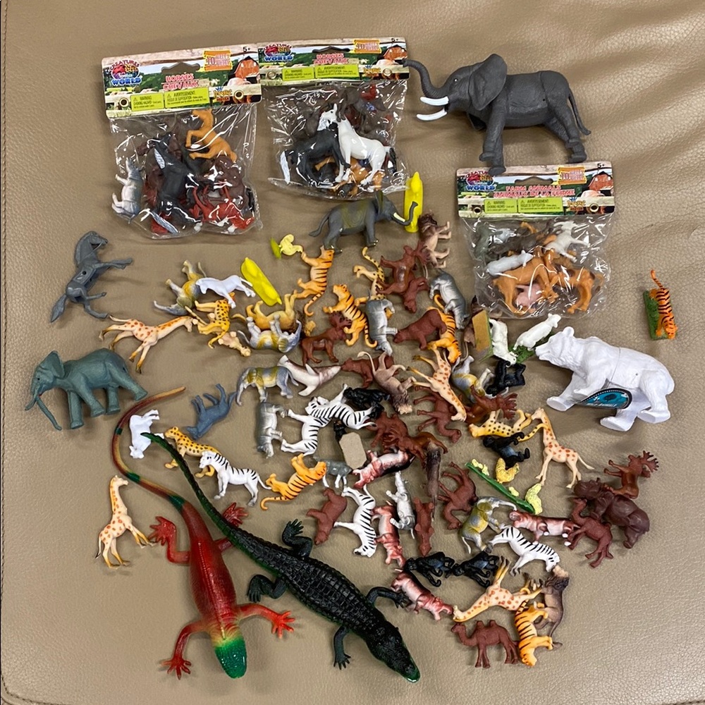 Animal Figurine Collection - 108 pieces